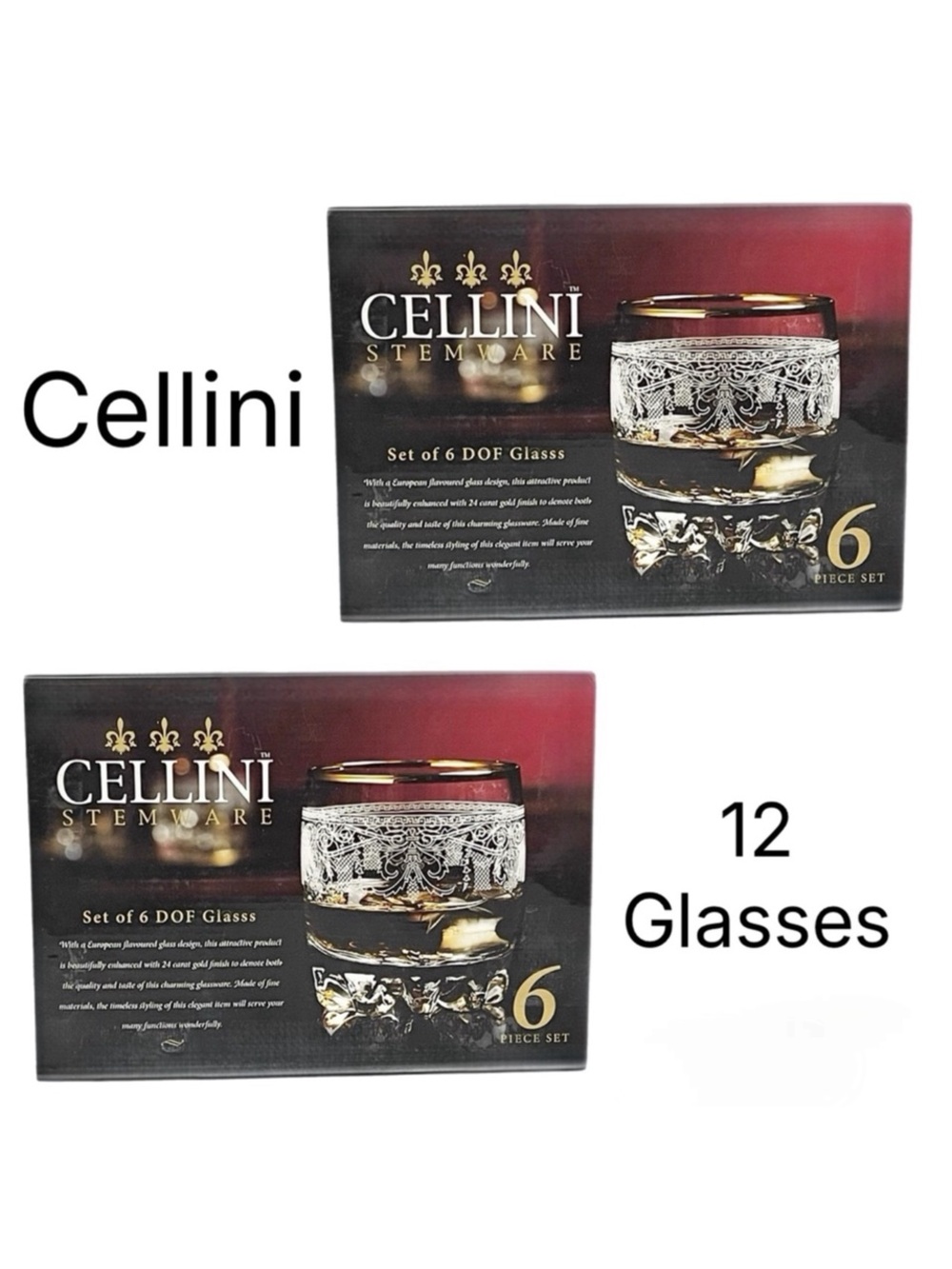 Cellini Stemware Double Old Fashioned Glasse